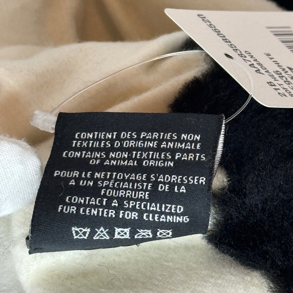 NWT Chanel Shearling Headband - Picture 8 of 14